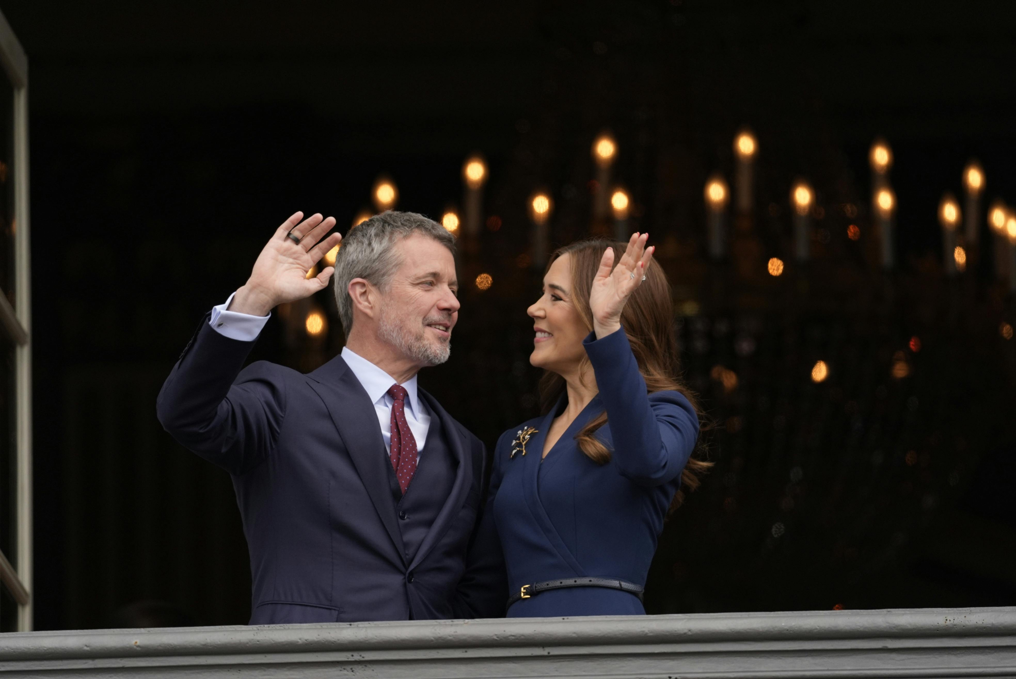 Kong Frederik og dronning Mary.