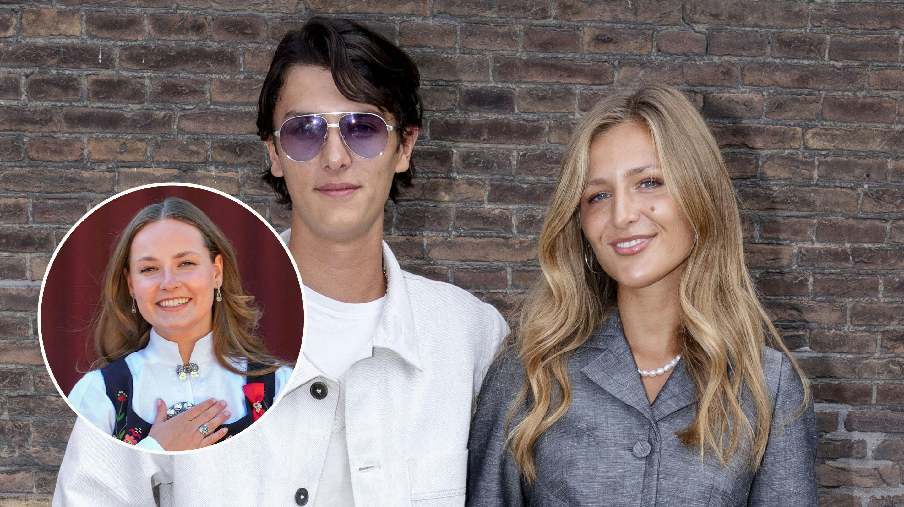 Grev Nikolai og Benedikte Thoustrup. Indsat foto af prinsesse Ingrid Alexandra. 