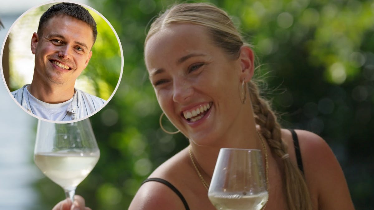 Bjarke og Mai i "Bachelorette"