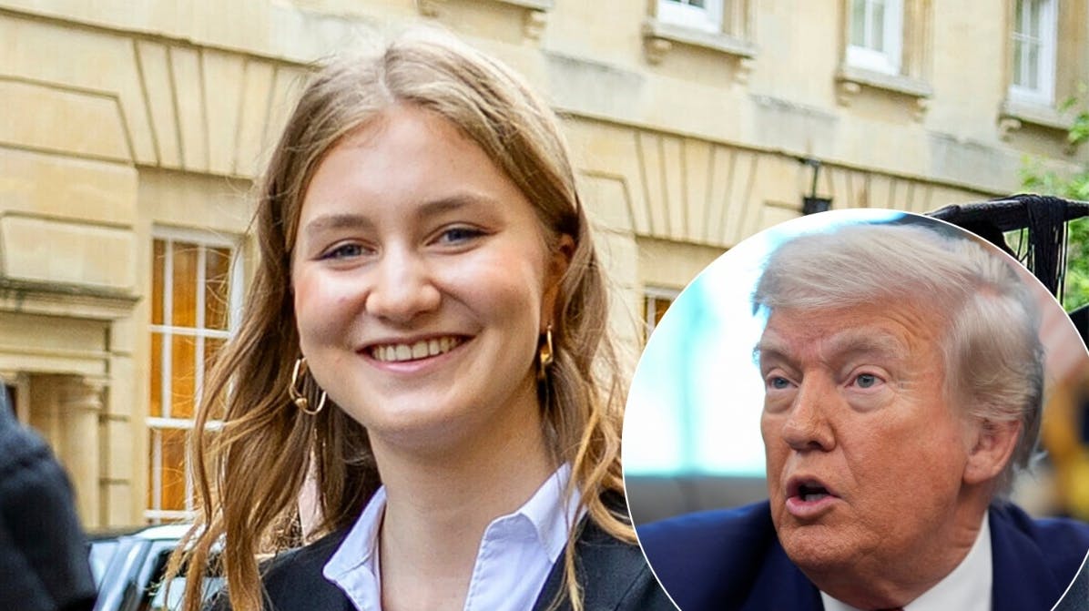 Prinsesse Elisabeth og Donald Trump.