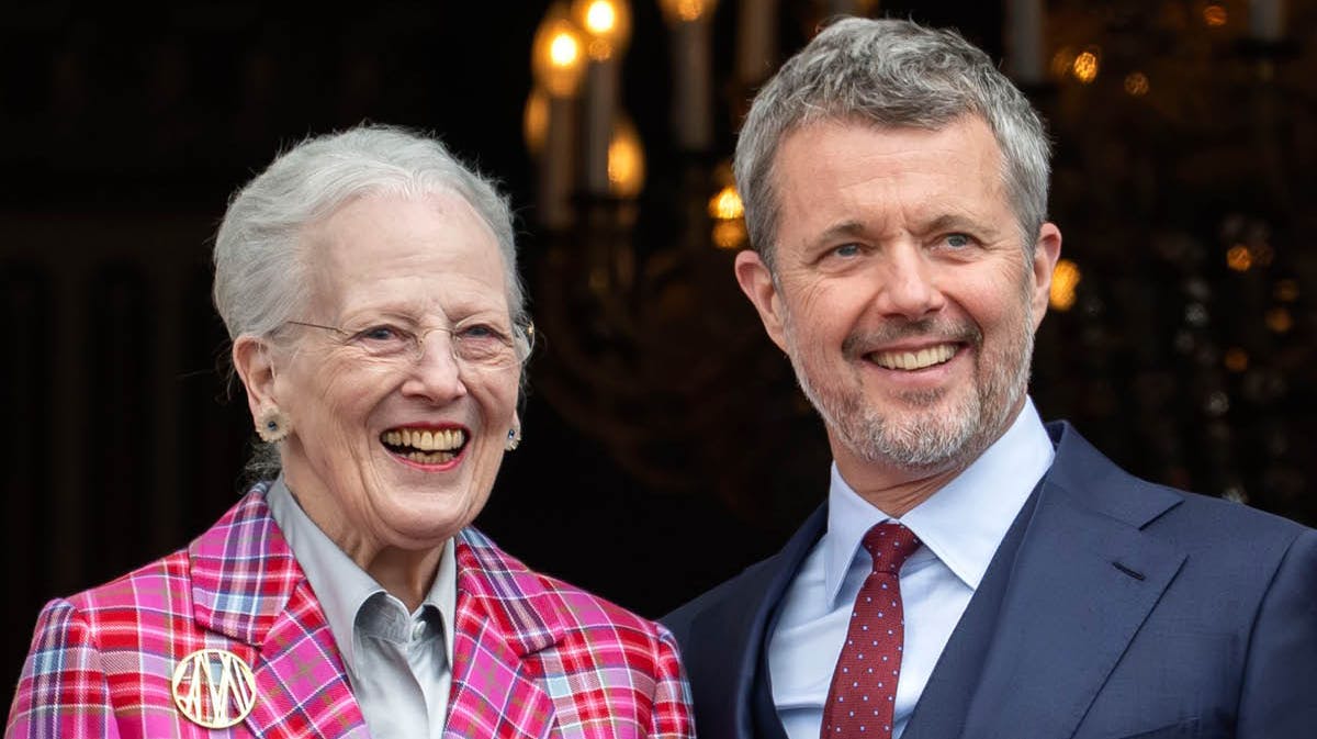 Dronning Margrethe og kong Frederik.