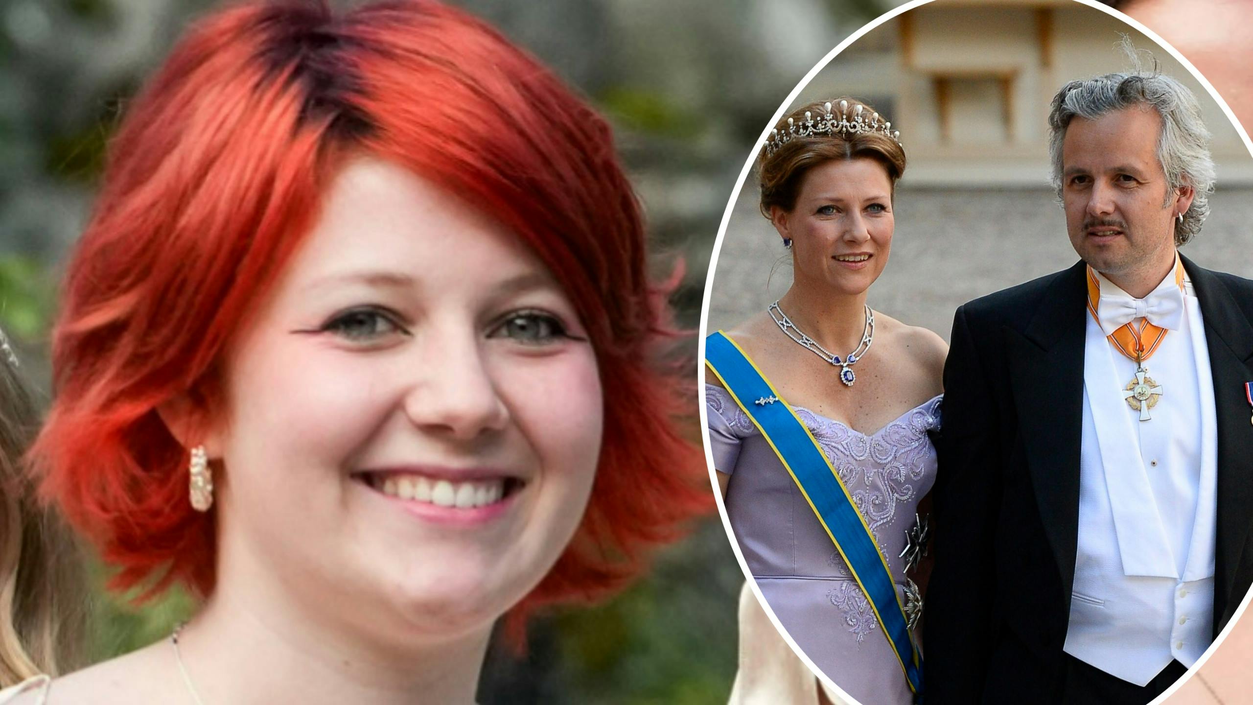 Maud Angelica Behn samt prinsesse Märtha Louise og Ari Behn.