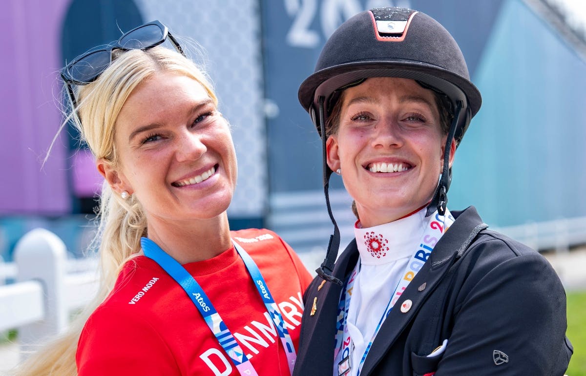 Rasmine og Cathrine Laudrup-Dufour
