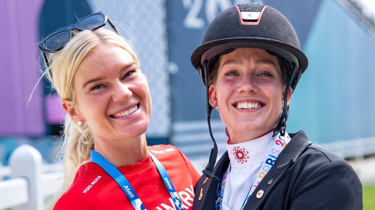 Rasmine og Cathrine Laudrup-Dufour