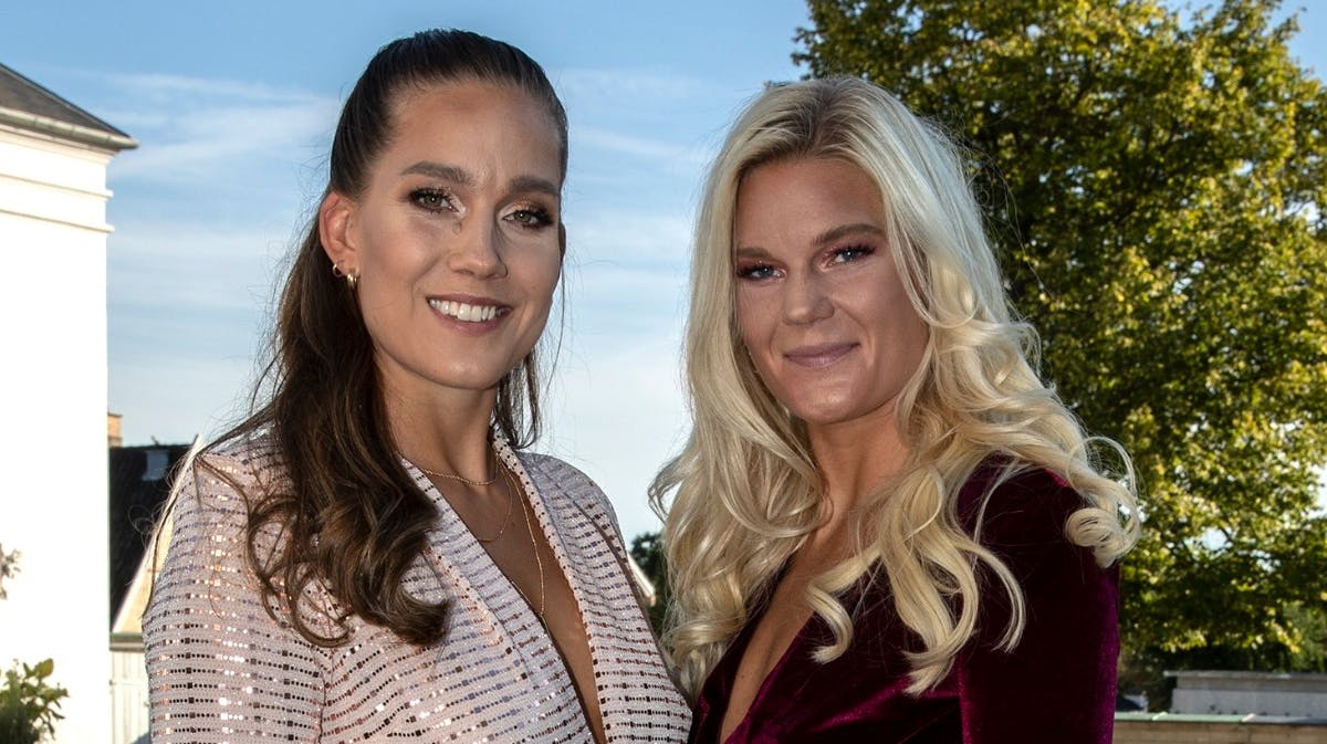 Cathrine og Rasmine Laudrup-Dufour. 