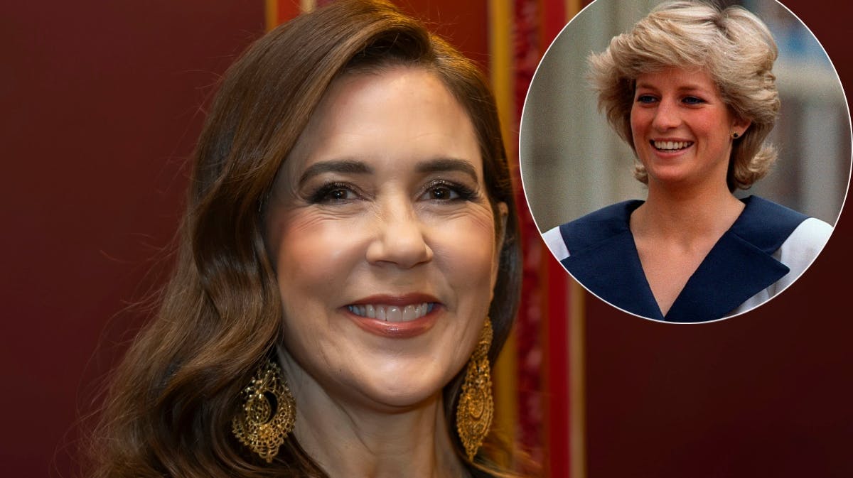 Dronning Mary og prinsesse Diana 