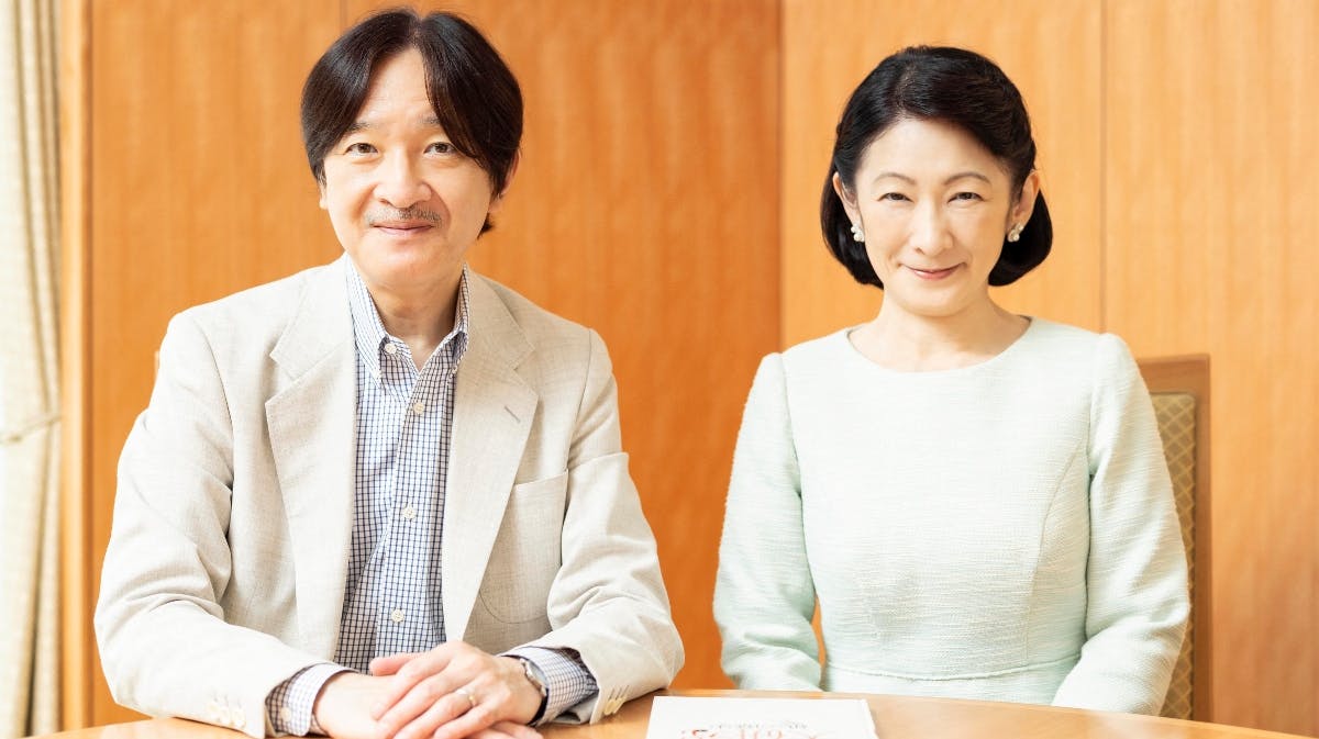 Glæden er stor hos kronprins Akishino og kronprinsesse Kiko. 