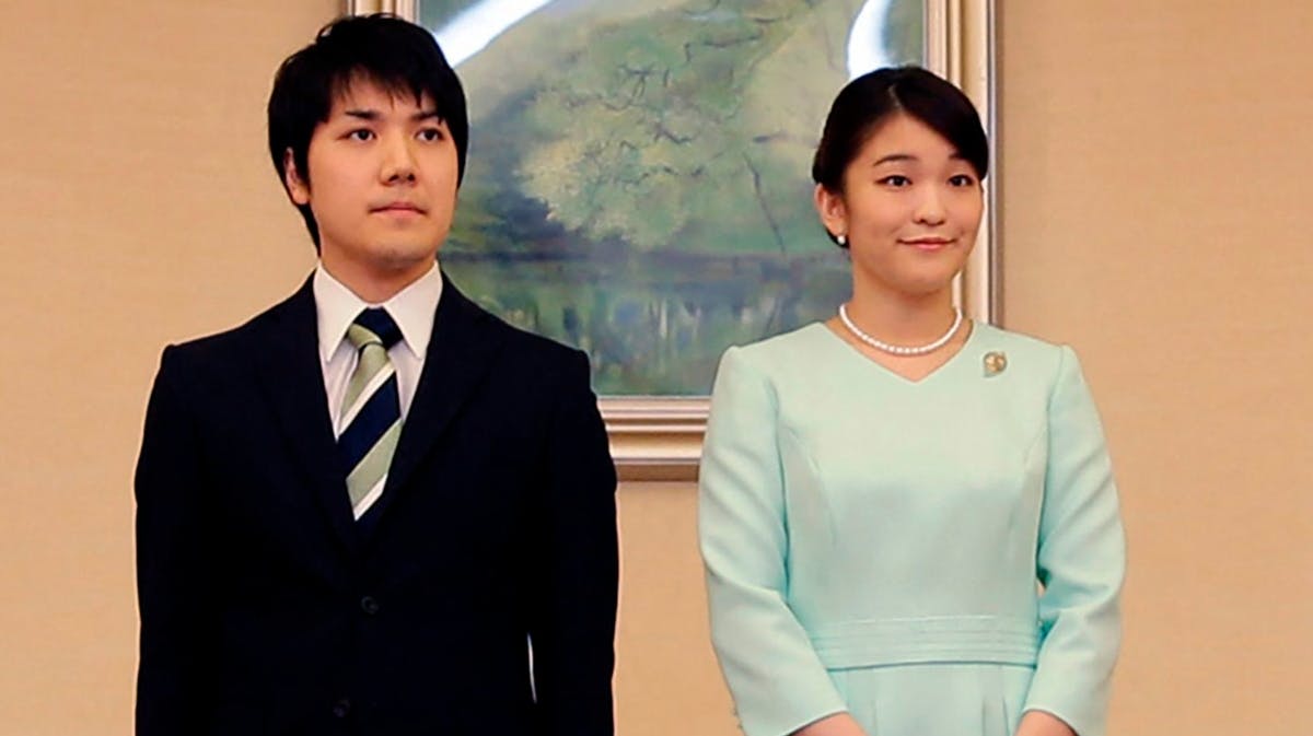 Kei og Mako Komuro, tidligere prinsesse Mako af Japan, i 2017. 