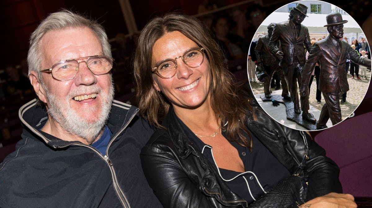 Morten og Tanja Grunwald i 2016. 