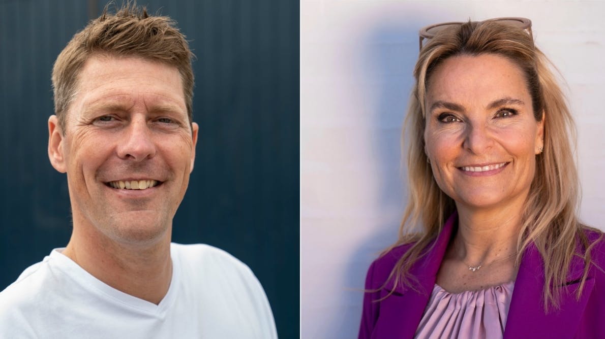 Steen Langeberg og Michèle Bellaiche.