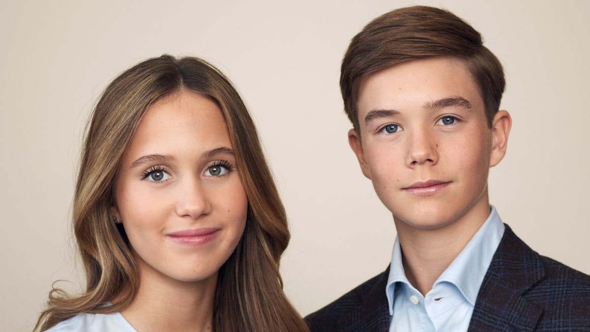 Prinsesse Josephine og prins Vincent. 
