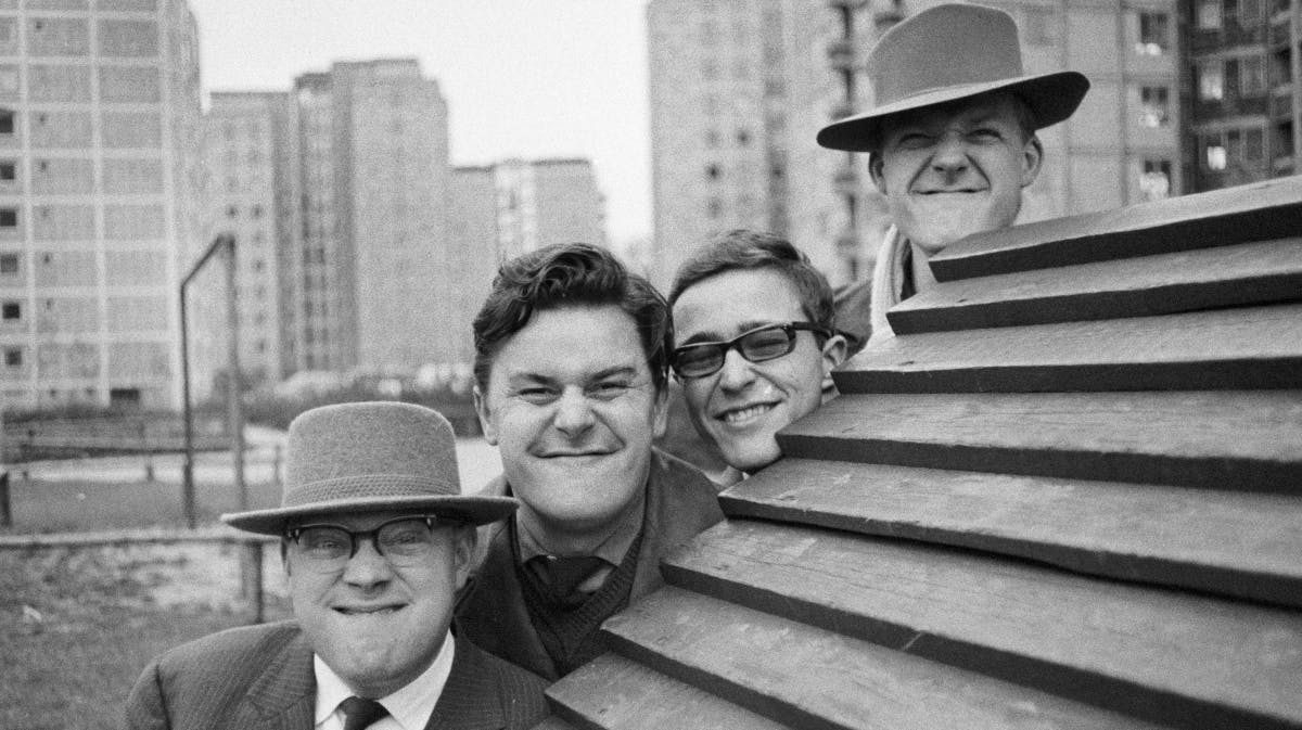 Sangkvartetten "Four Jacks". Fv. Bent Werther, John Mogensen, James Rasmussen og Poul Rudi.