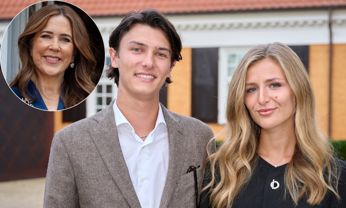 Grev Nikolai og Benedikte Thoustrup samt dronning Mary