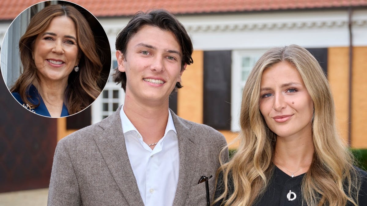 Grev Nikolai og Benedikte Thoustrup samt dronning Mary