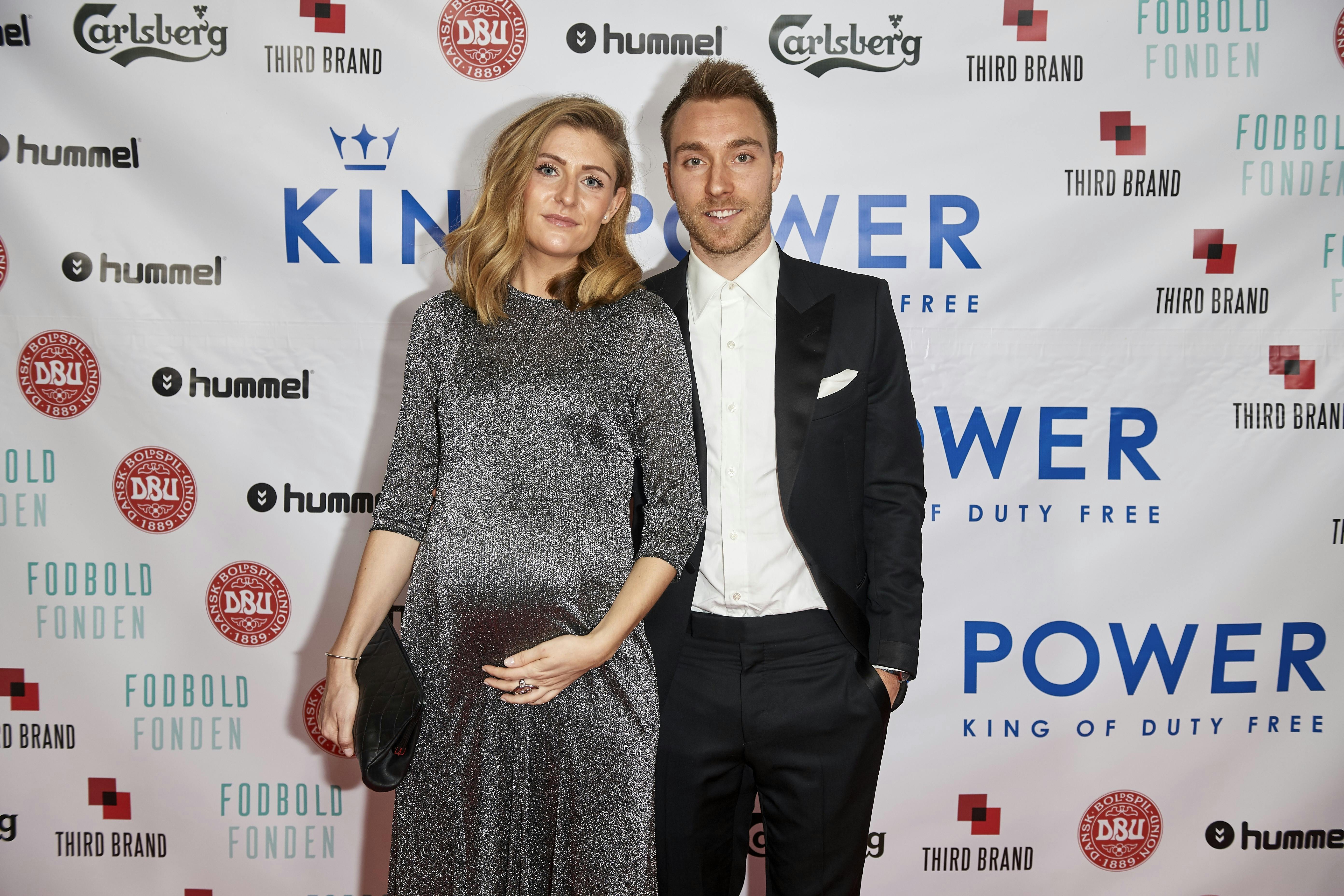 Christian Eriksen og Sabrina Kvist Jensen 