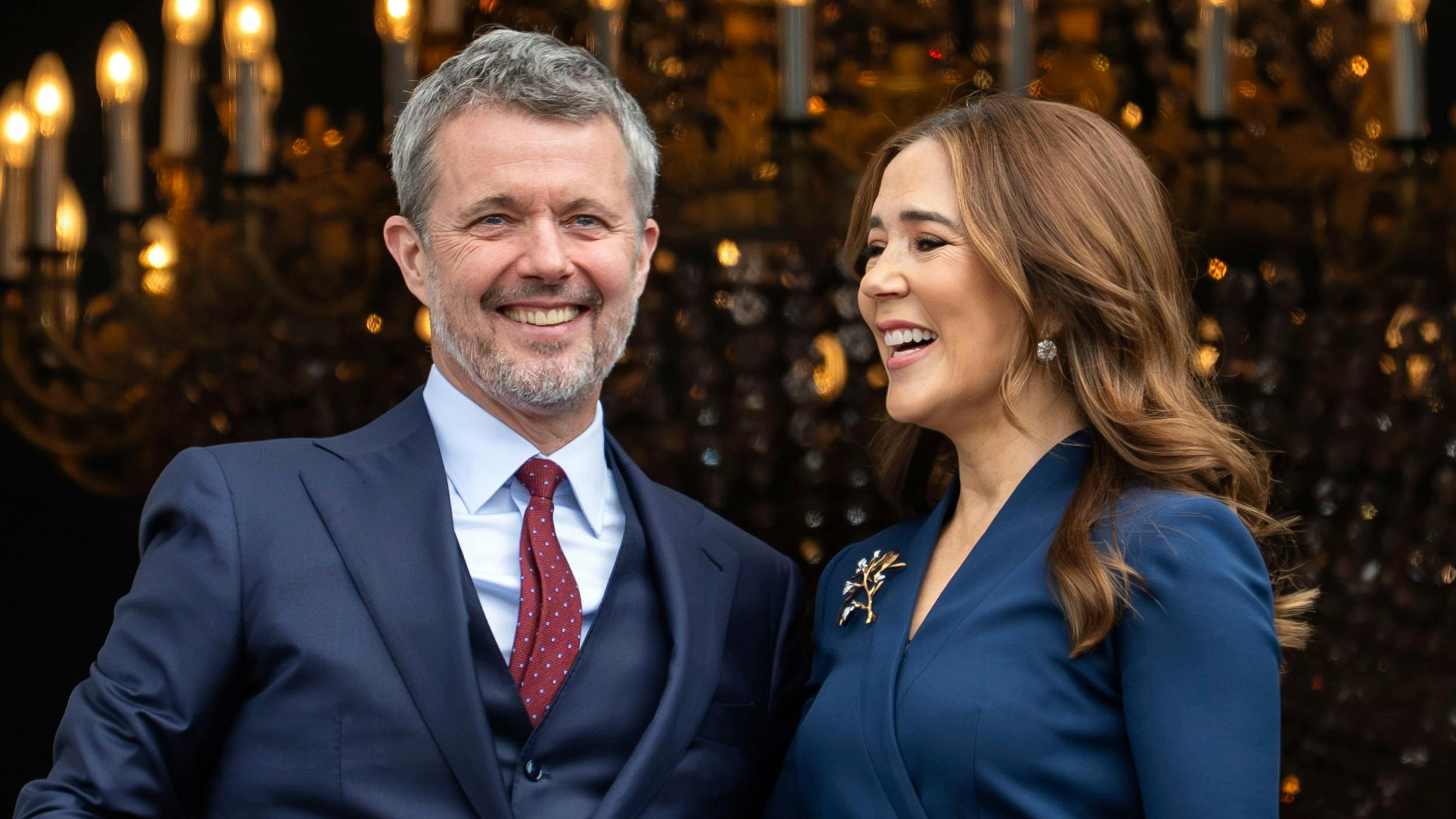 Kong Frederik og dronning Mary.