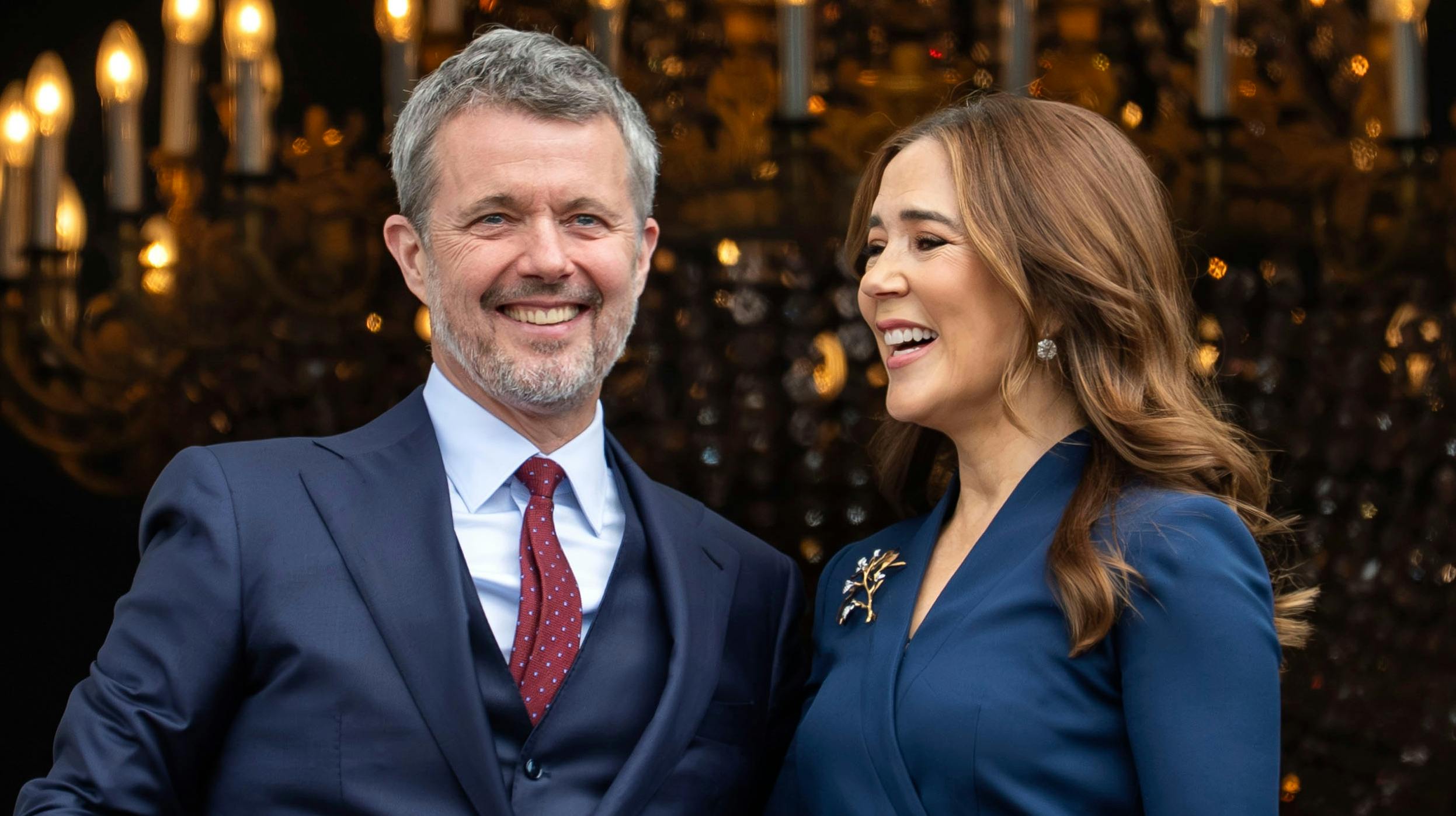 Kong Frederik og dronning Mary.