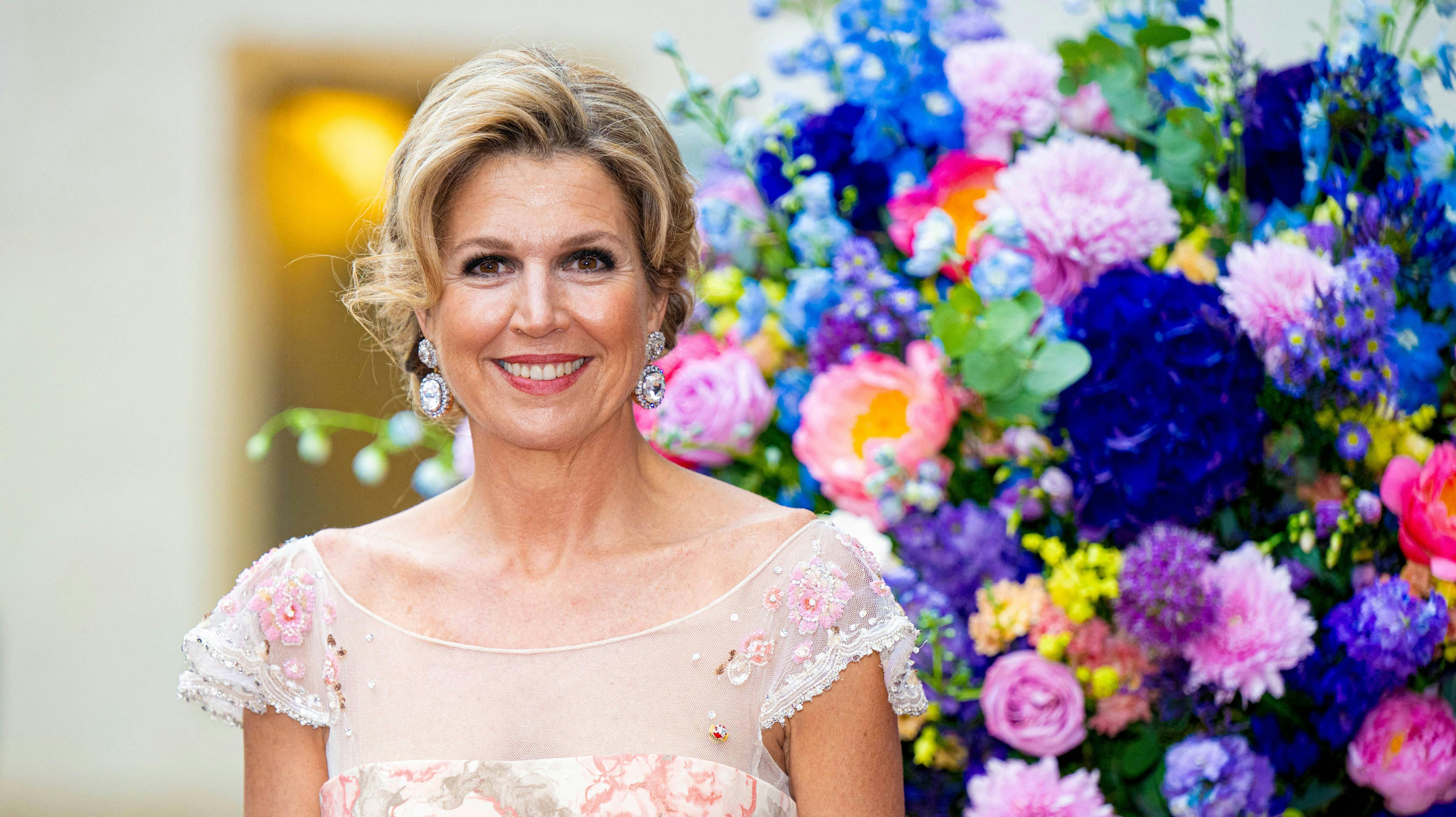 Dronning Maxima ved afskedsfest i Estates Theatre i Prag.