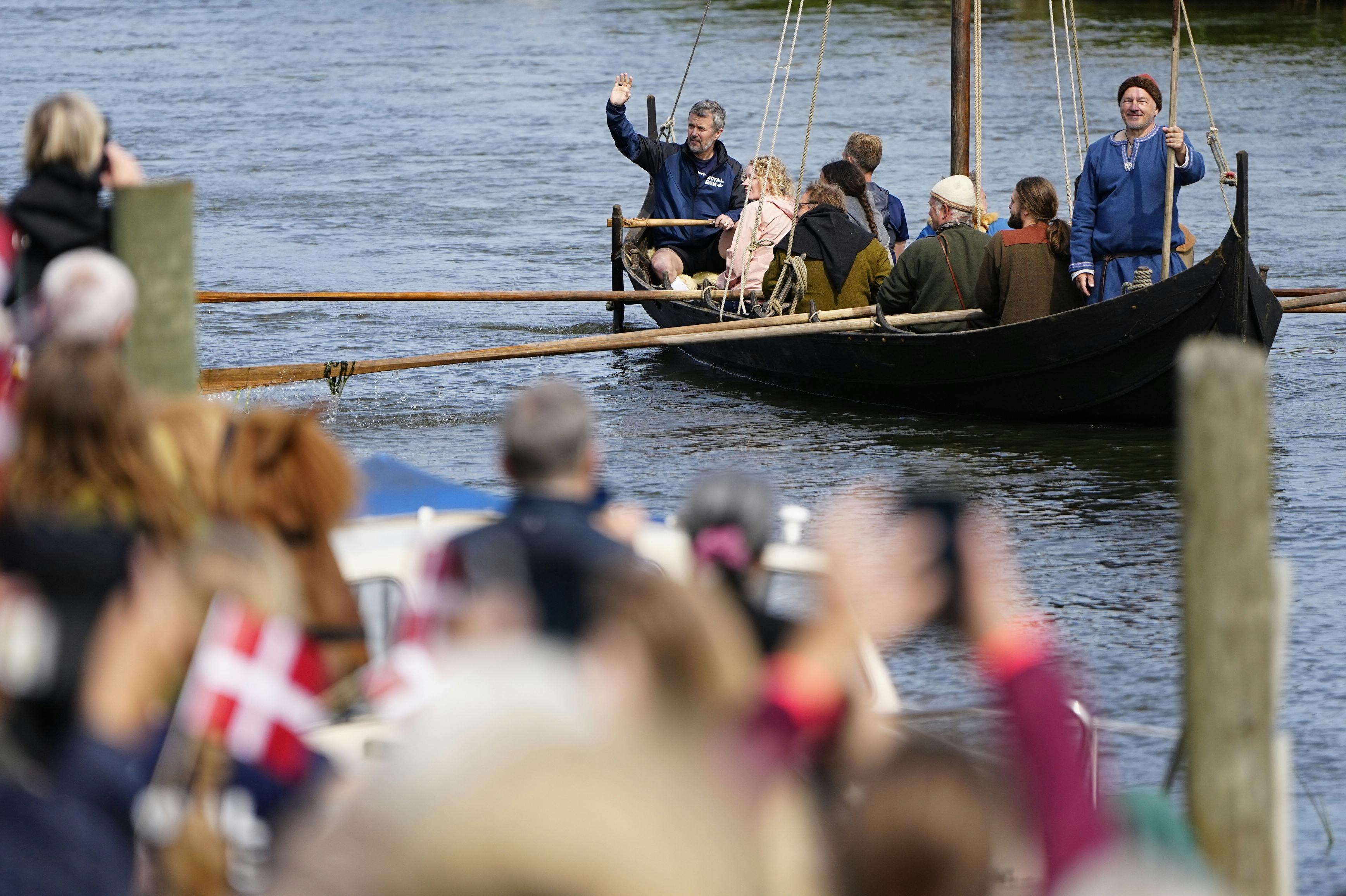 Kong Frederik deltager i Royal Run i Ribe, mandag den 9. juni 2025.