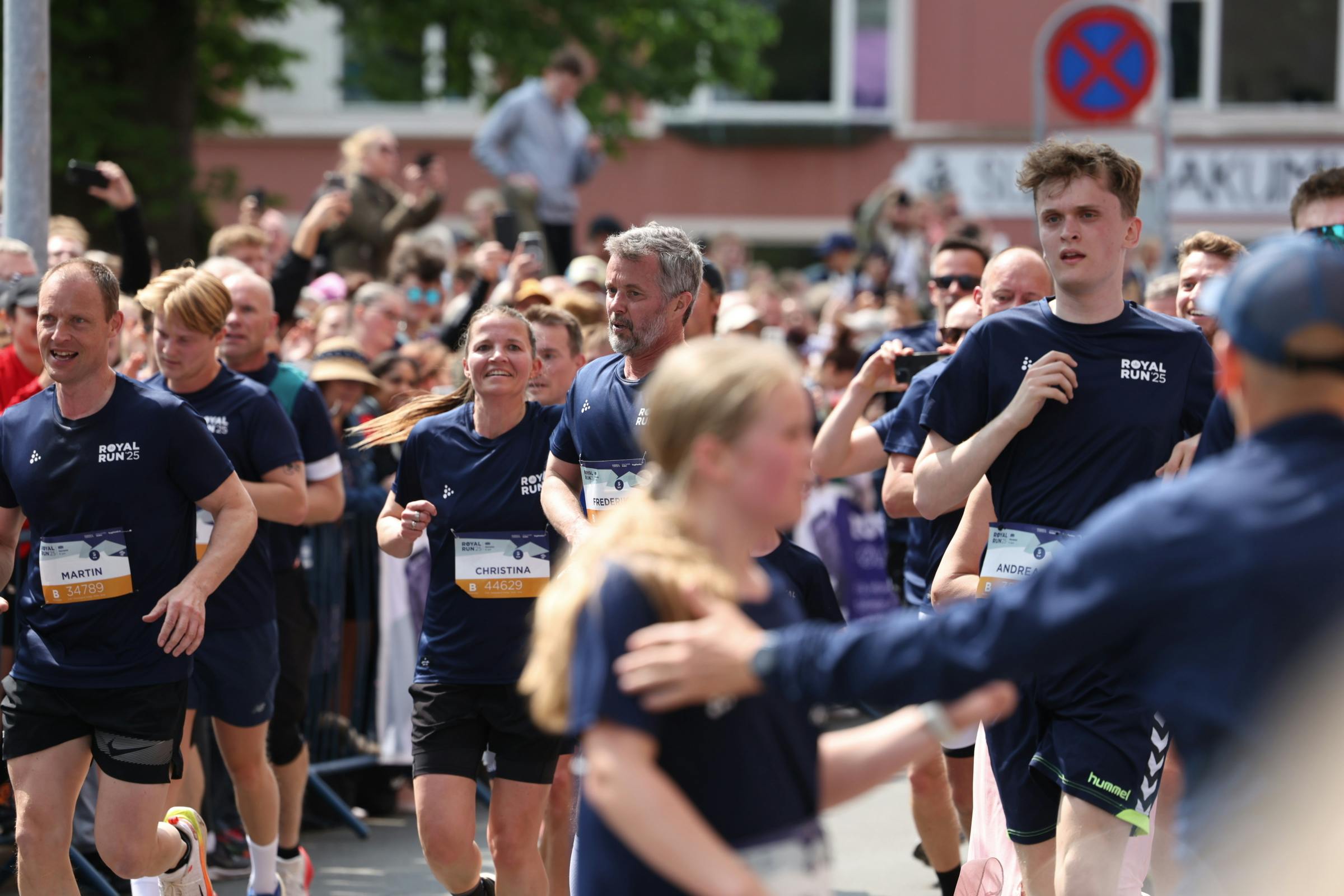Kong Frederik deltager i Royal Run i Horsens, mandag den 9. juni 2025.