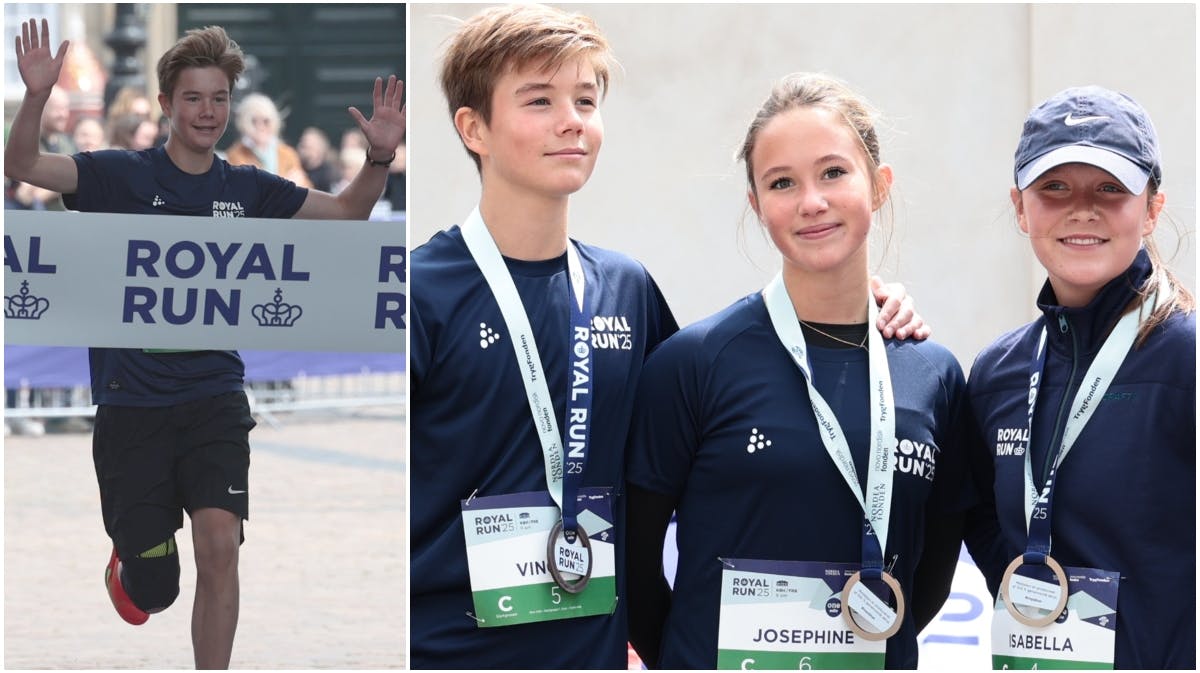 Prins Vincent, prinsesse Josephine og prinsesse Isabella