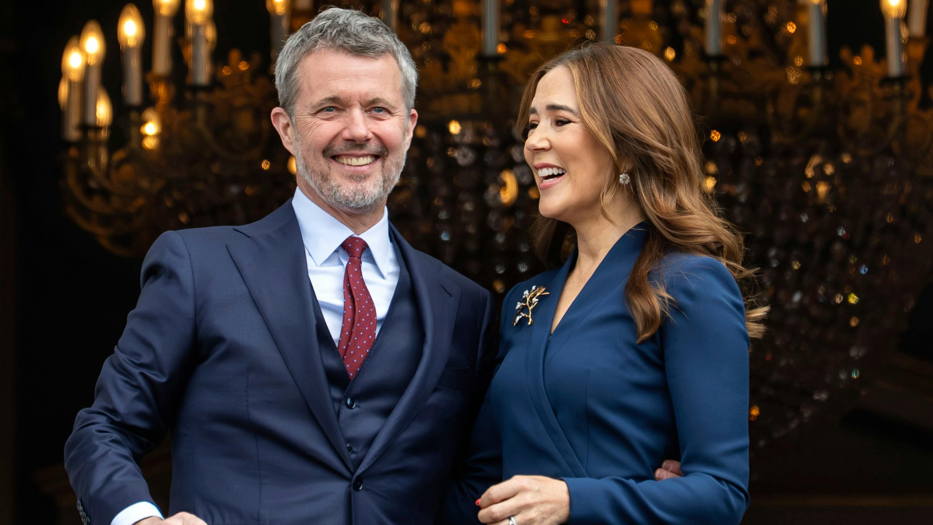 Kong Frederik og dronning Mary. 