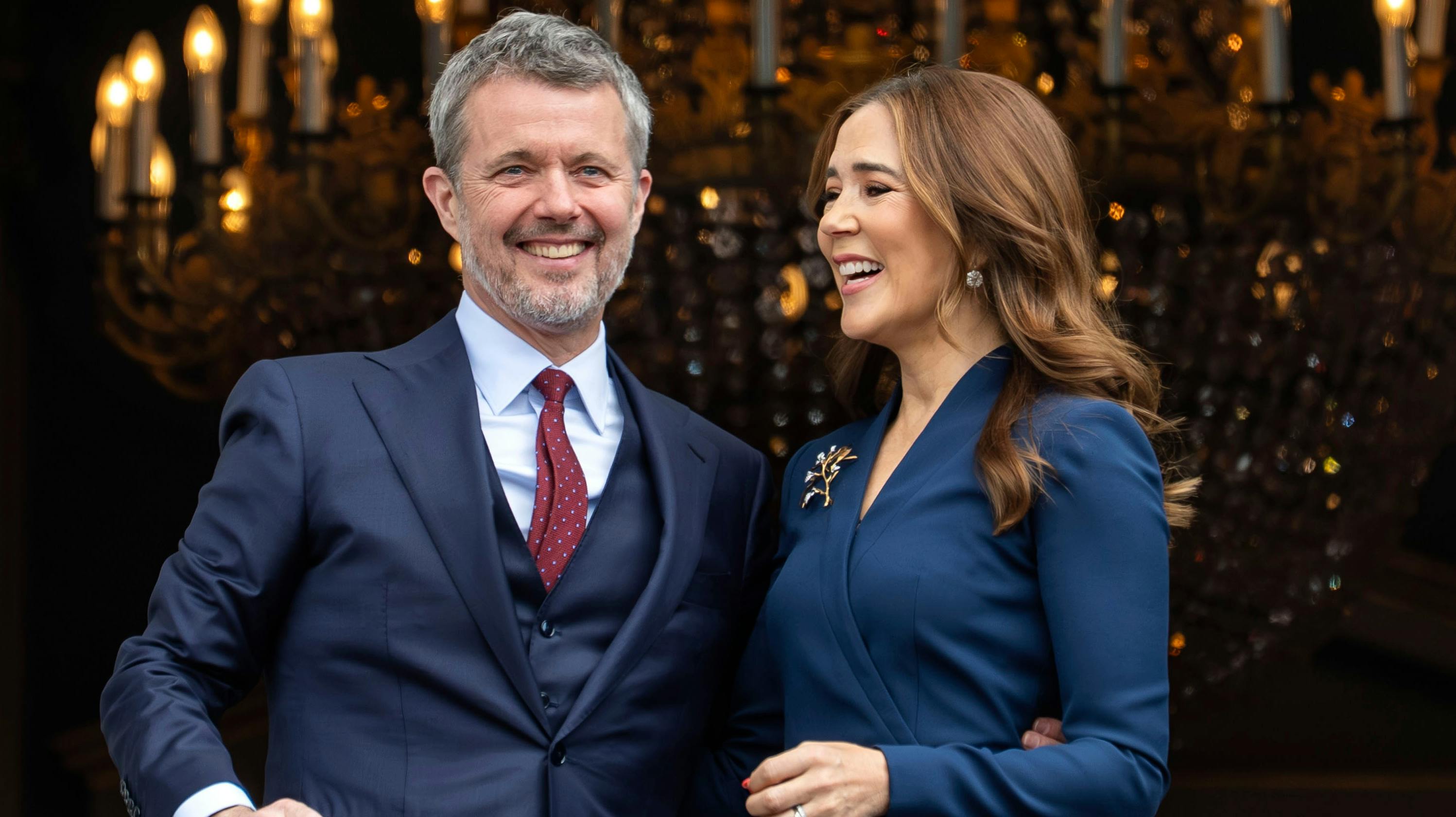 Kong Frederik og dronning Mary.