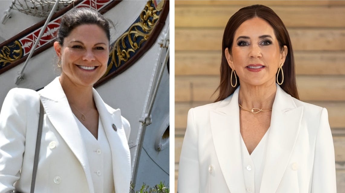 Kronprinsesse Victoria og dronning Mary.