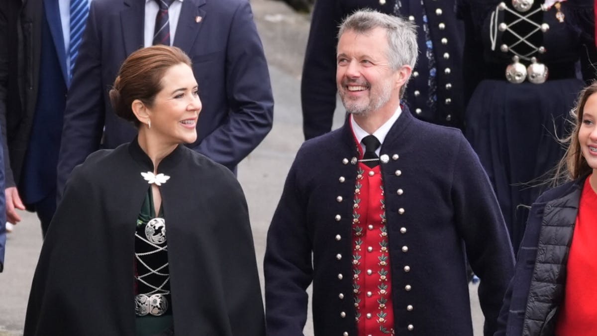 Kong Frederik og dronning Mary.