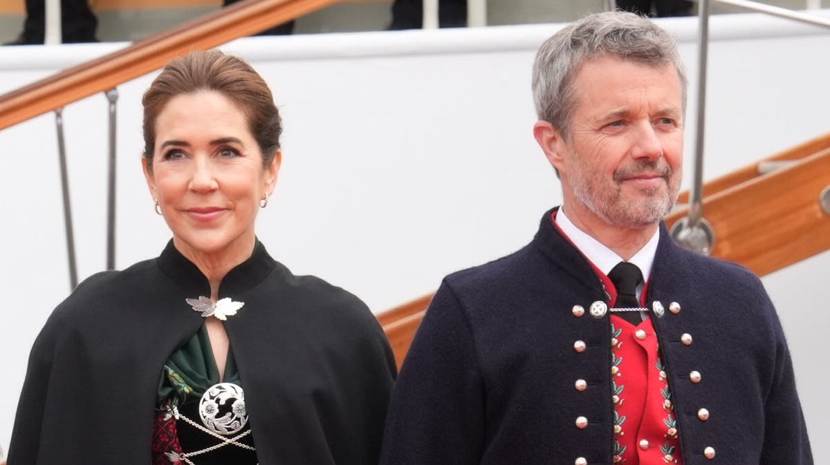 Dronning Mary og kong Frederik. 
