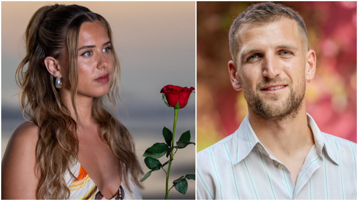 Emma og Nicolaj i "Bachelorette"