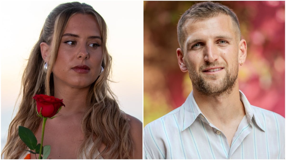 Emma og Nicolaj i "Bachelorette"