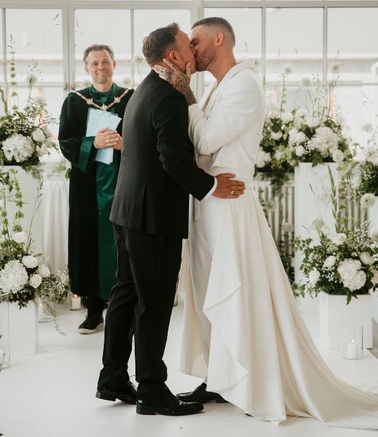 Thomas Evers Poulsen og Sæphor Kristinssons bryllup.