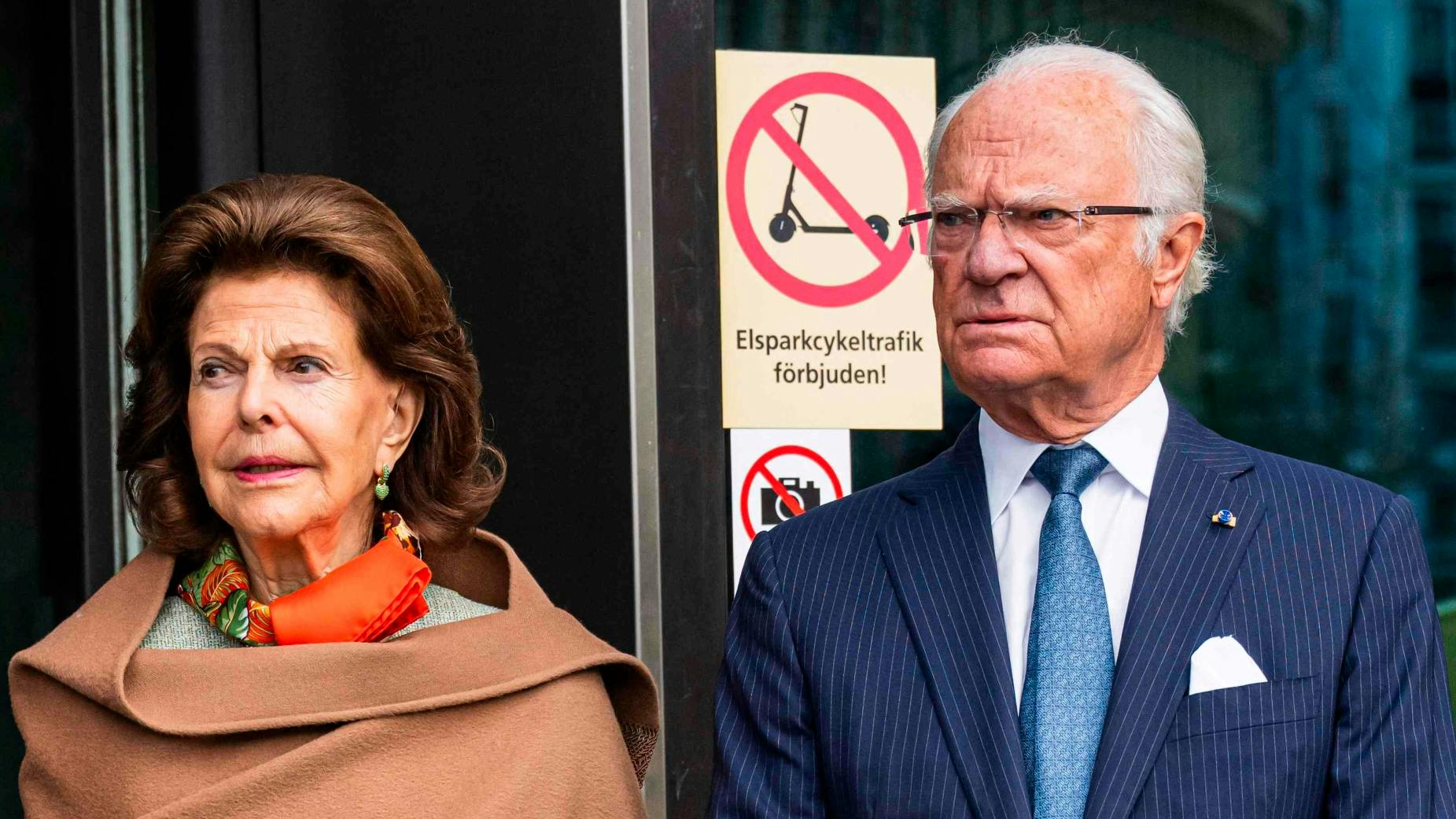 Dronning Silvia og kong Carl Gustaf.&nbsp;