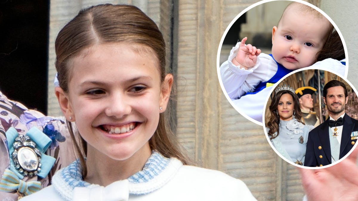 Prinsesse Estelle, prinsesse Ines, prins Carl Philip og prinsesse Sofia.&nbsp;