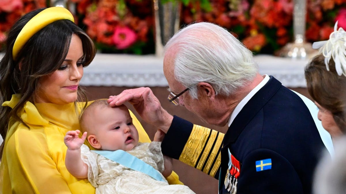 Prinsesse Sofia, prinsesse Ines og kong Carl Gustaf