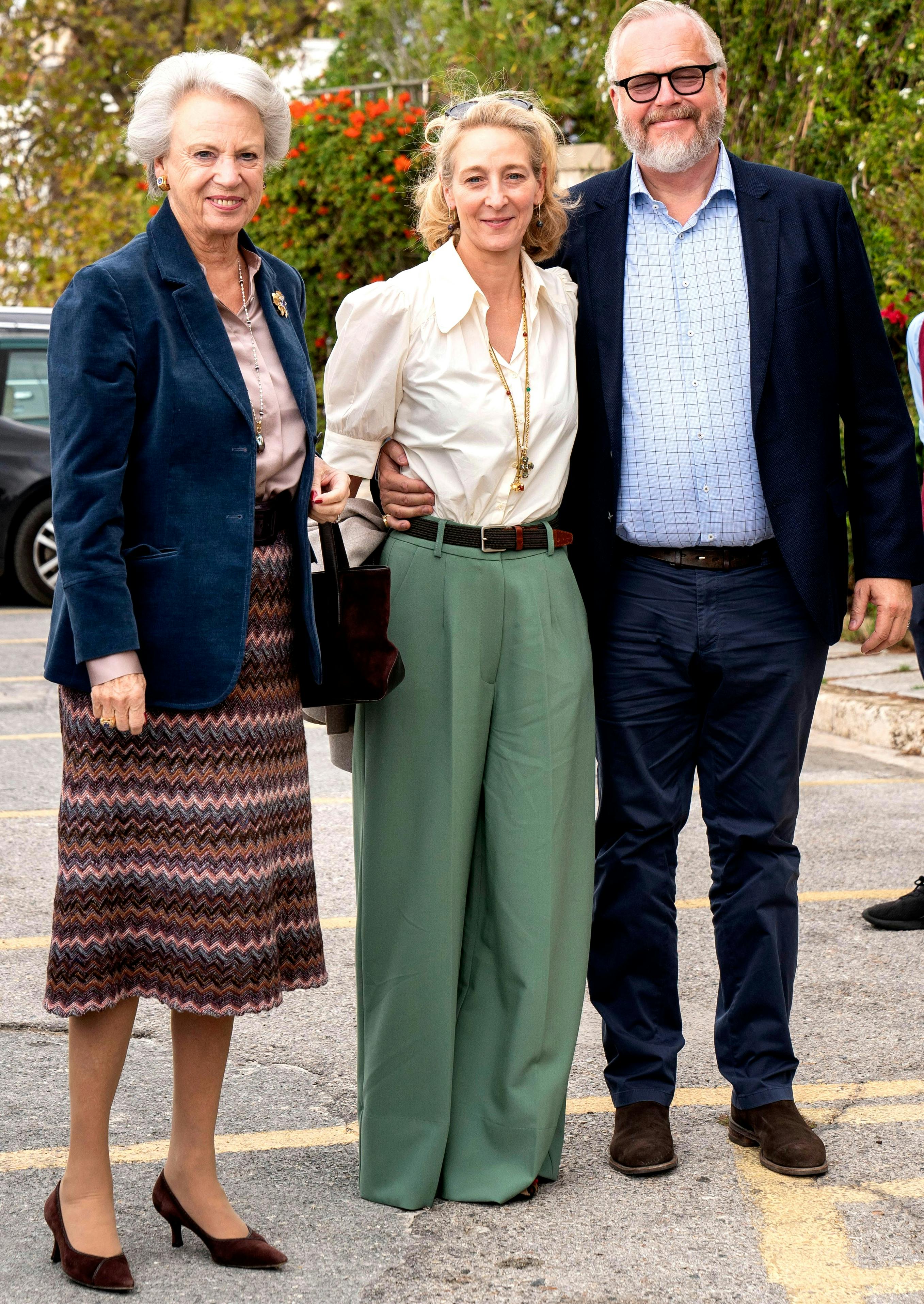 Prinsesse Benedikte, prinsesse Alexandra og grev Michael