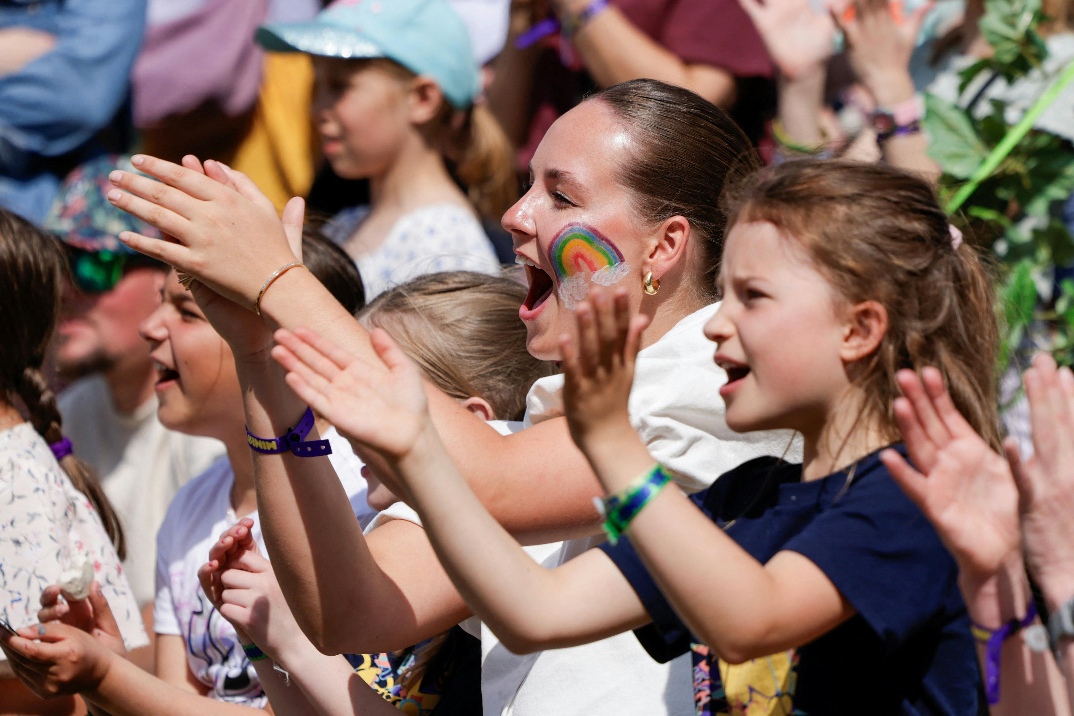 Prinsesse Ingrid Alexandra var i hopla på festivalen.