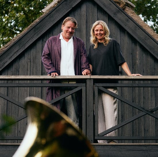 Anders W. Berthelsen og Lene Maria Christensen i "Danefæ".