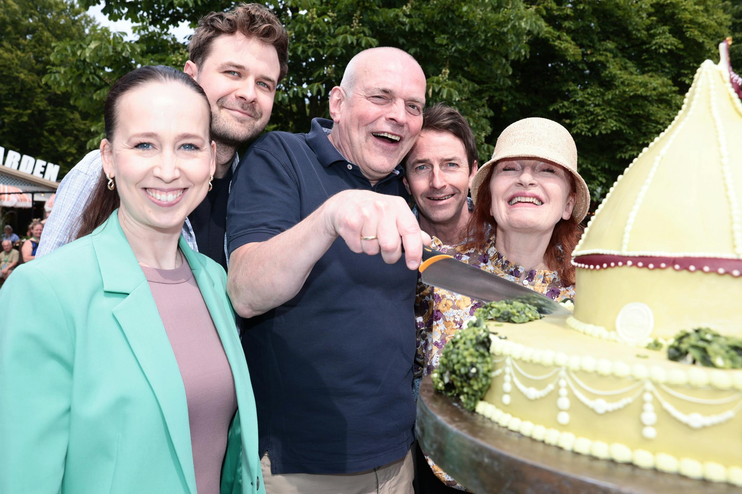Magnus Haugaard Petersen, Merete Mærkedahl, Niels Olsen og Bodil Jørgensen.