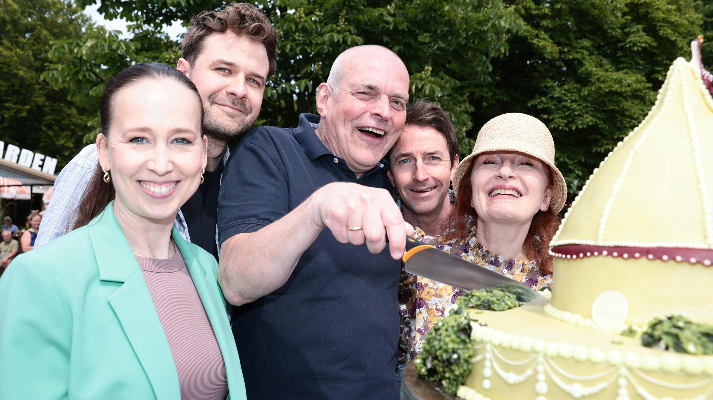 Magnus Haugaard Petersen, Merete Mærkedahl, Niels Olsen og Bodil Jørgensen.