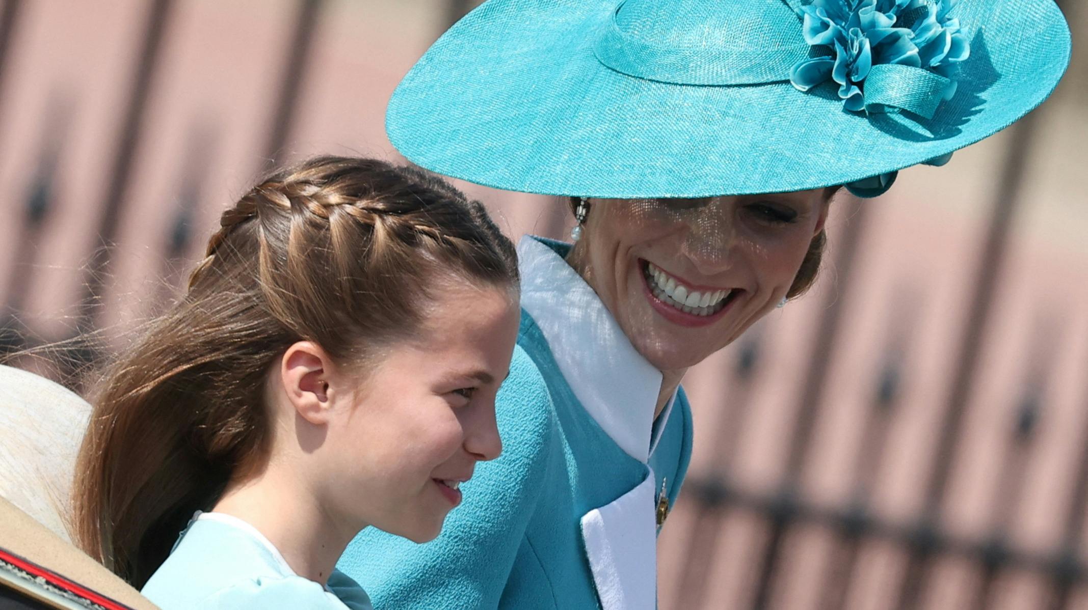 Prinsesse Charlotte og prinsesse Kate.