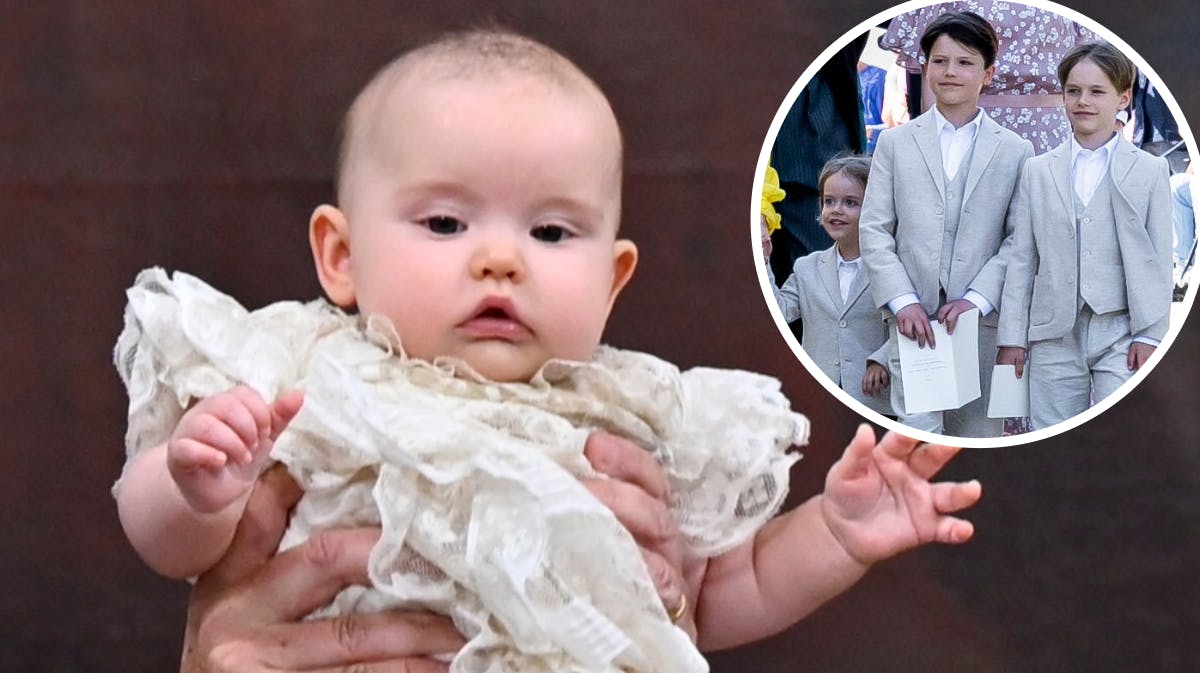 Prinsesse Ines, prins Julian, prins Alexander og prins Gabriel. 