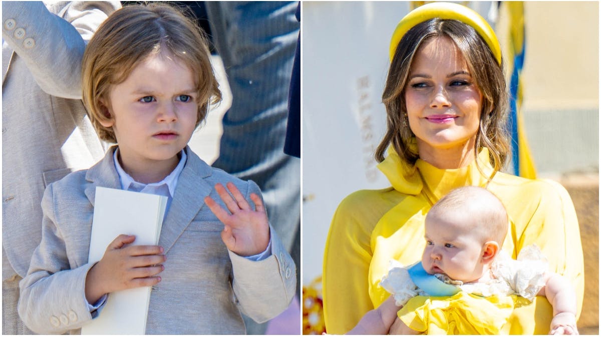 Prins Julian og prinsesse Sofia med prinsesse Ines