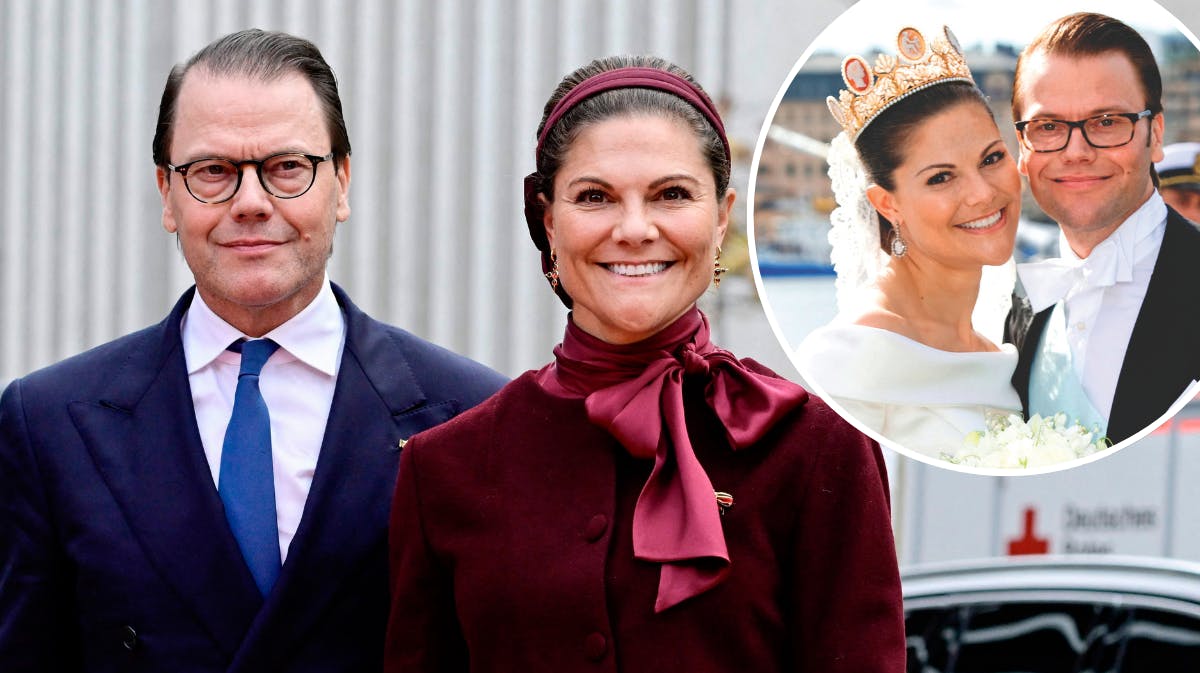 Prins Daniel og kronprinsesse Victoria. 