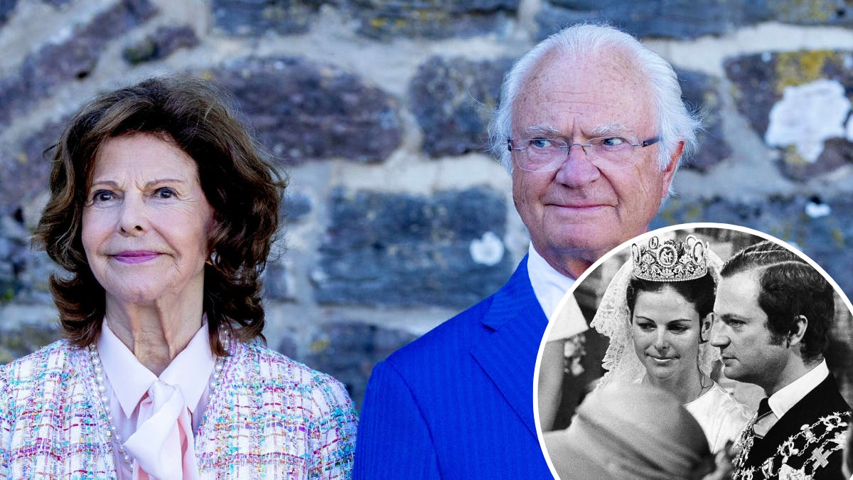 Dronning Silvia og kong Carl Gustaf.&nbsp;
