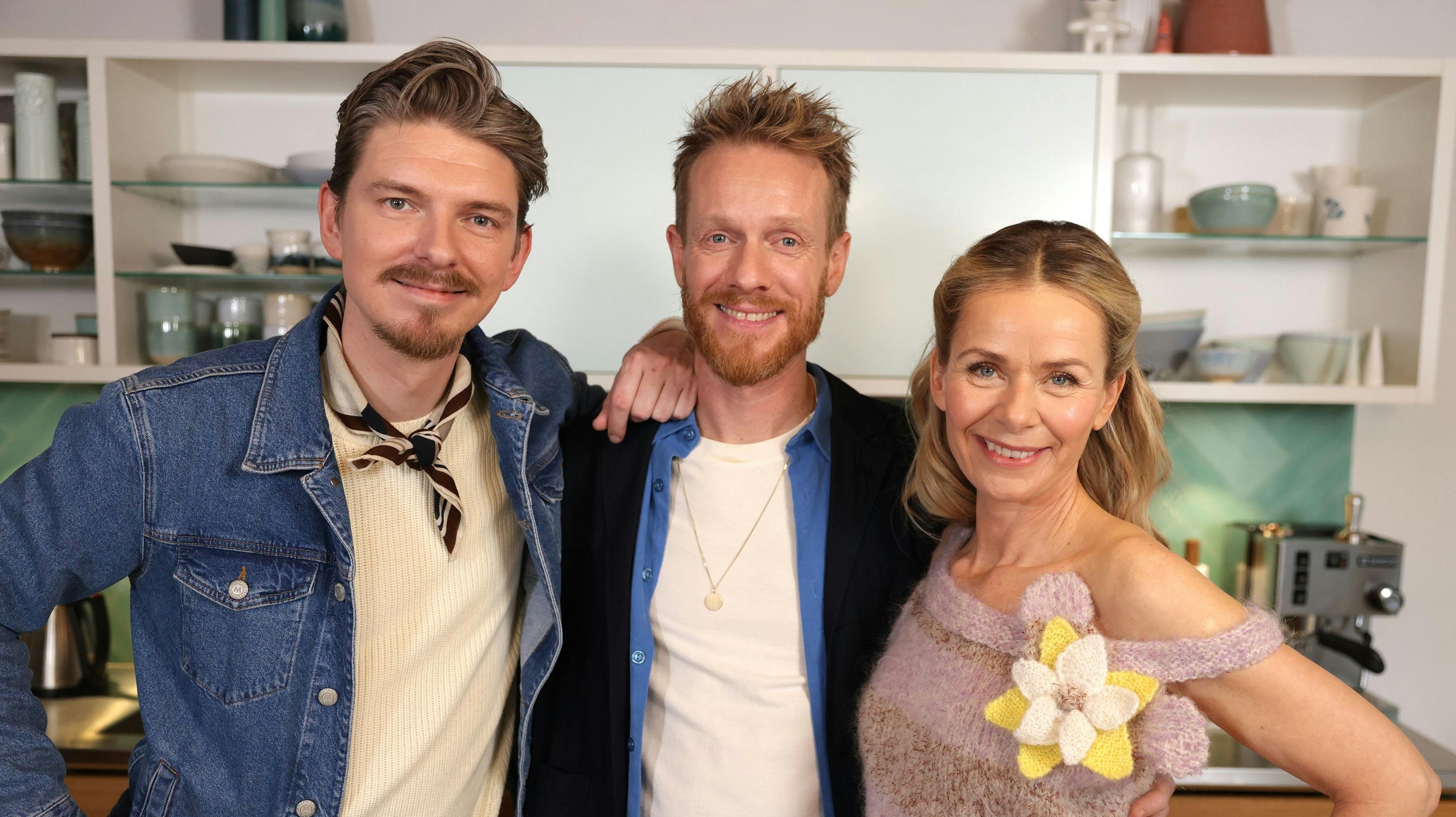 Jacob Holst Mouritzen, Tobias Hansen og Anne Glad Wagner. 