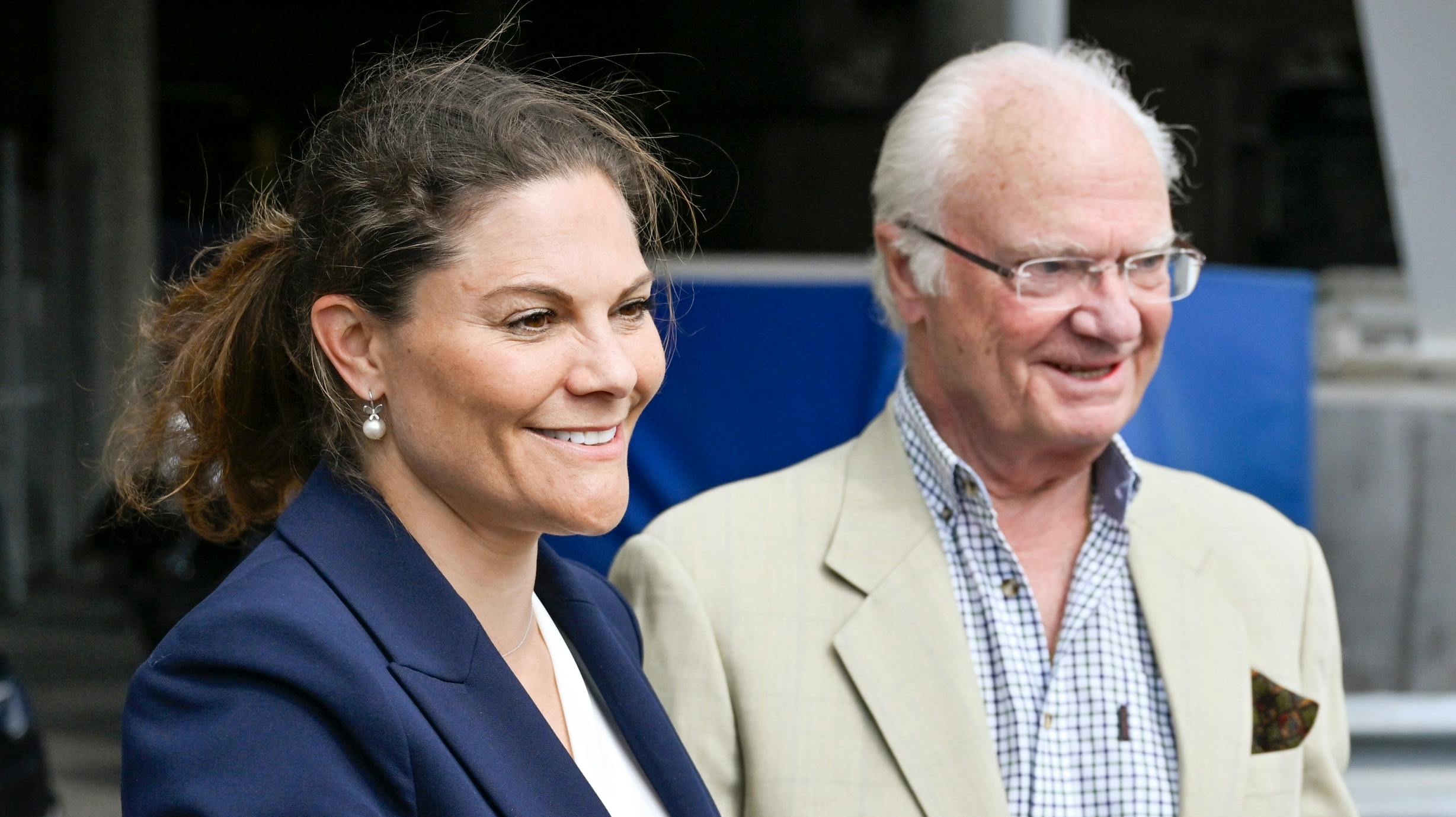 Kronprinsesse Victoria og kong Carl Gustaf.