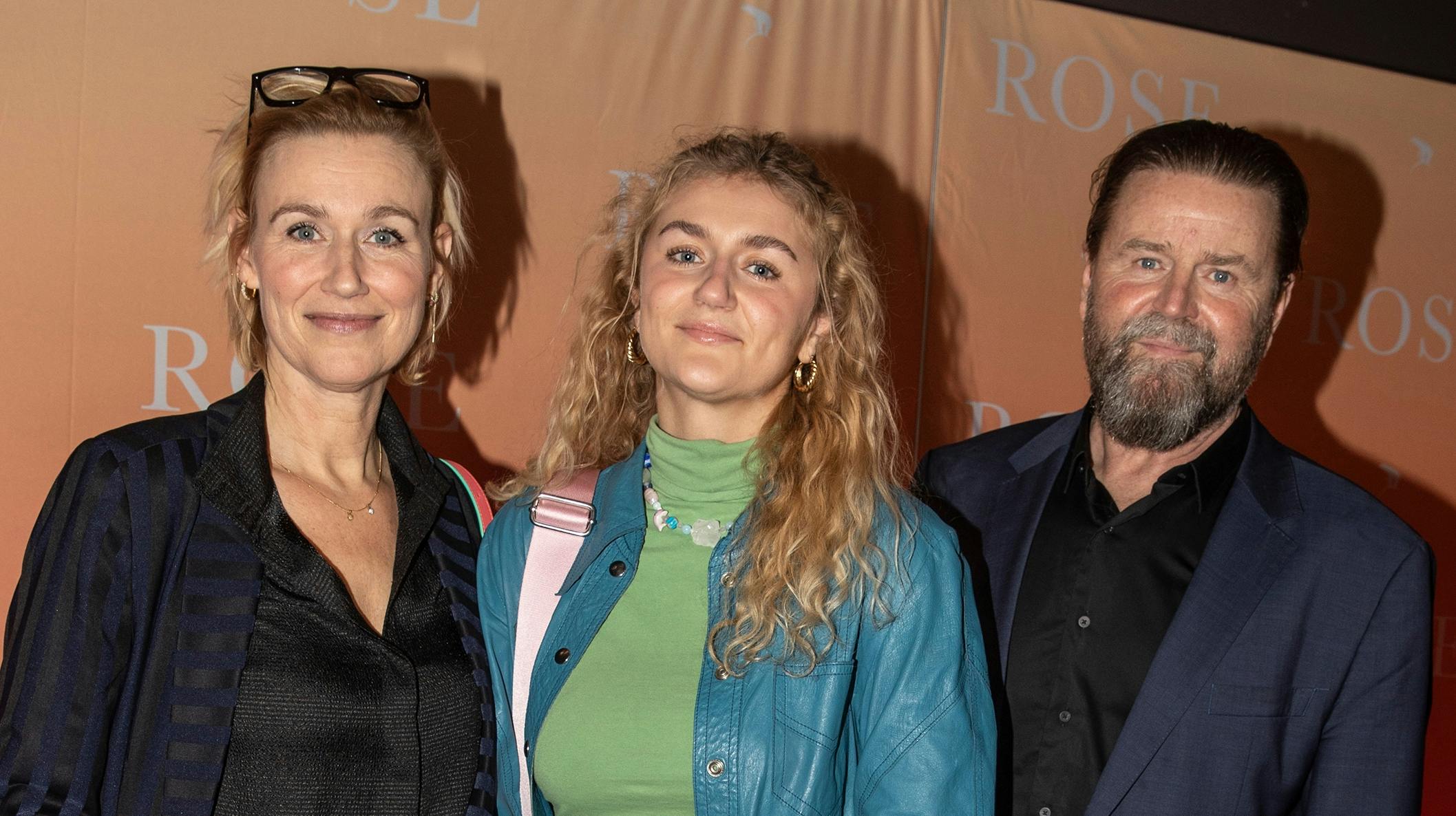Xenia Lach-Nielsen og Peter Gantzler sammen med datteren Rosa. 