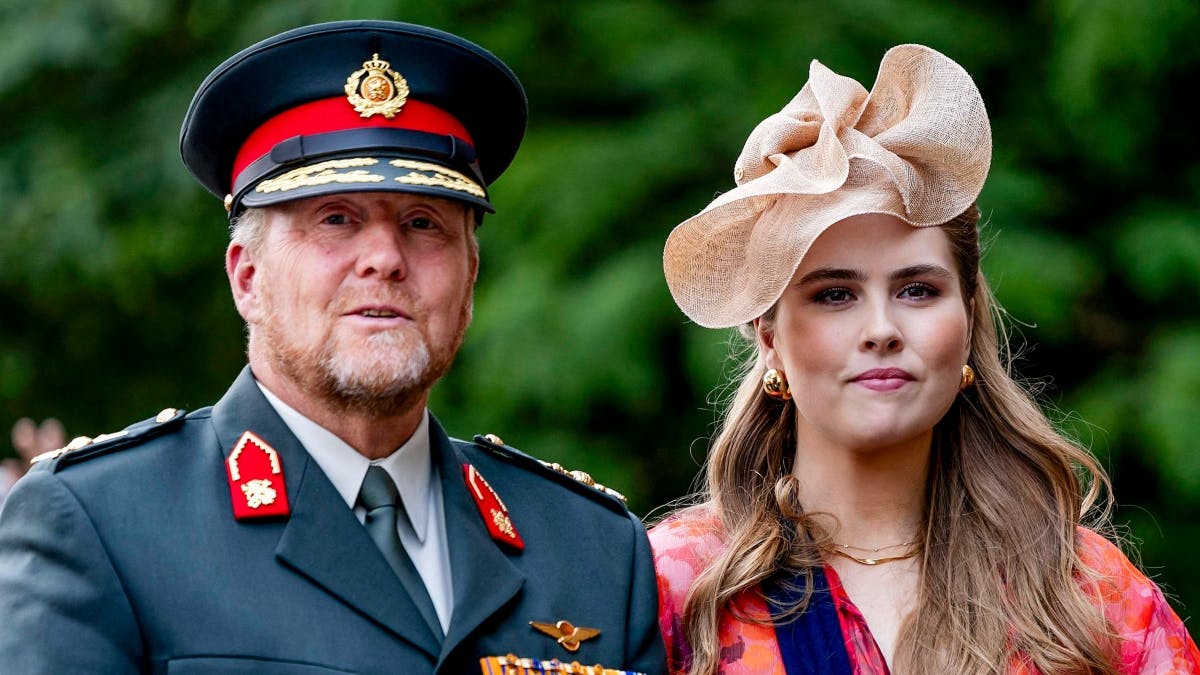 Kong Willem-Alexander og prinsesse Amalia. 